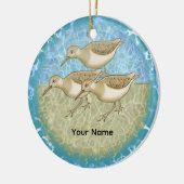 Sandpipers-Ornament Keramik Ornament (Links)