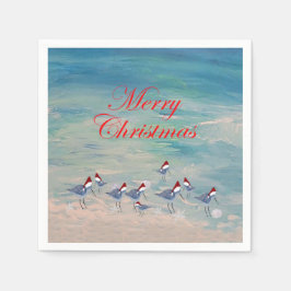 Sandpipers Weihnachtsfeier Servietten