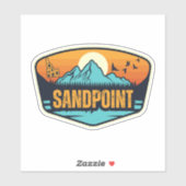Sandpoint, Idaho Aufkleber (Blatt)