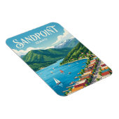Sandpoint Idaho Magnet (Rechte Seite)