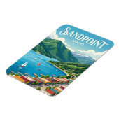 Sandpoint Idaho Magnet (Linke Seite)