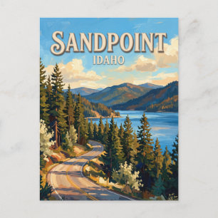 Sandpoint, Idaho Postkarte