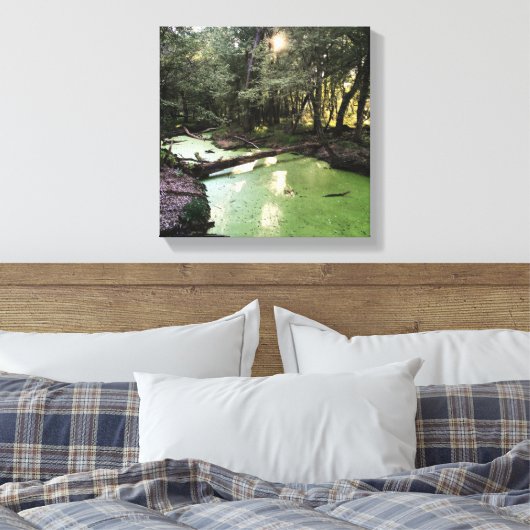 Sandpunkt Leinwanddruck (Insitu (Schlafzimmer))