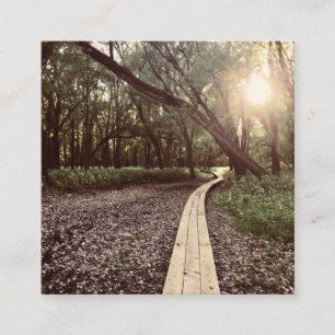 Sandpunktweg Minnesota Quadratische Visitenkarte