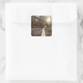 Sandpunktweg Minnesota Quadratischer Aufkleber (Tasche)