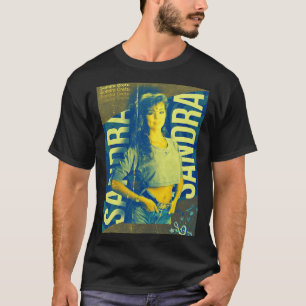 Sandra Cretu 80er Retro Fan Design T-Shirt
