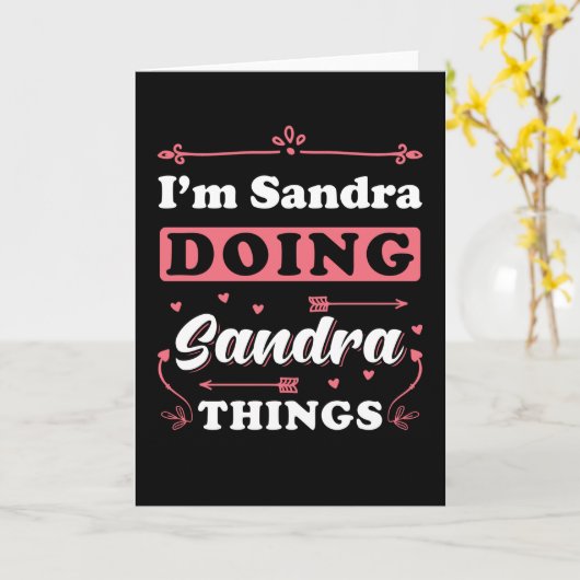 Sandra Karte (Gelbe Blume)