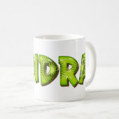 Sandra Name Kiwi Style Tasse Teetasse Kaffeetasse (VorderseiteRechts)