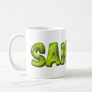 Sandra Name Kiwi Style Tasse Teetasse Kaffeetasse