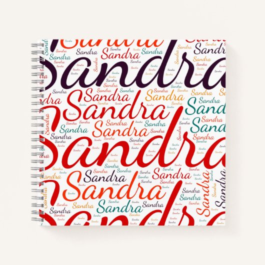 Sandra Notizblock (Vorderseite)