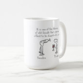 Sandra   und Tracey Kaffeetasse (VorderseiteRechts)