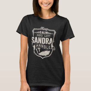 Sandra Vorname Shirt Sandra Name Geburtstag