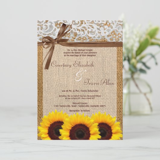 SandraWright Einladung (Stehend Vorderseite)