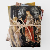 Sandro Botticelli - Auswahl der Meisterwerke Geschenkpapier Set (Beispiel)