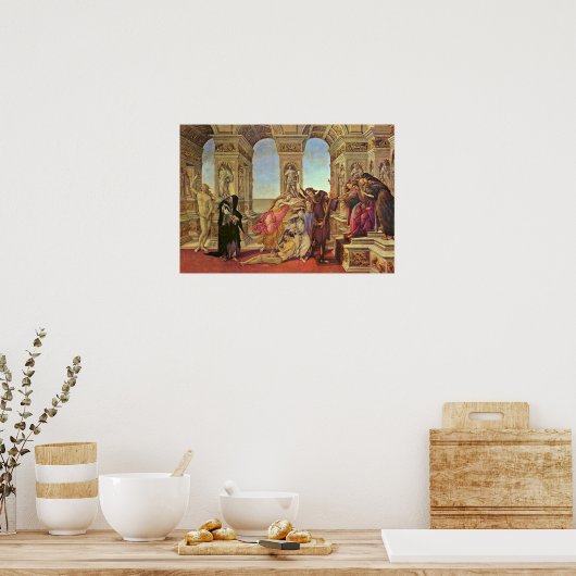 Sandro Botticelli - Calumny, Apelles Poster (Küche)