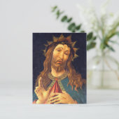 Sandro Botticelli Christ gekrönt mit Thorns Lent Postkarte (Stehend Vorderseite)