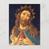 Sandro Botticelli Christ gekrönt mit Thorns Lent Postkarte (Vorderseite)