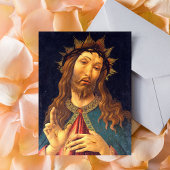 Sandro Botticelli Christ gekrönt mit Thorns Lent Postkarte