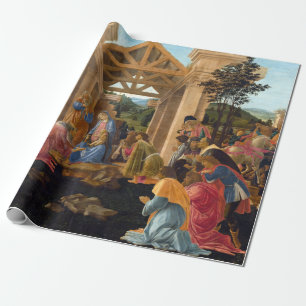 Sandro Botticelli Die Anbetung der Heiligen Drei K Geschenkpapier