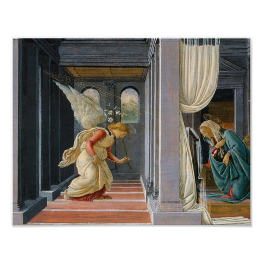 Sandro Botticelli - Die Ankündigung Fotodruck (Vorne)