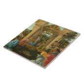 Sandro Botticelli - Die Bewunderung der Magi Fliese (Seite)