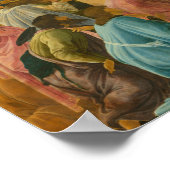 Sandro Botticelli - Die Bewunderung der Magi Poster (Ecke)