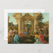 Sandro Botticelli - Die Bewunderung der Magi Postkarte (Vorne/Hinten)
