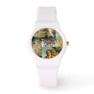 Sandro Botticelli "Die Geburt der Venus - Collage" Armbanduhr