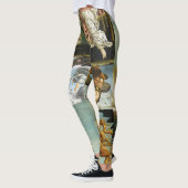 Sandro Botticelli "Die Geburt der Venus - Collage" Leggings (Links)