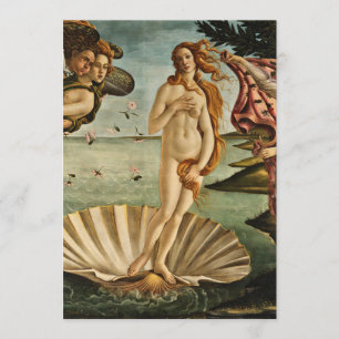 Sandro Botticelli - Die Geburt der Venus Einladung