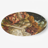 Sandro Botticelli "Die Geburt der Venus - Hora" Pa Pappteller (Schrägansicht)