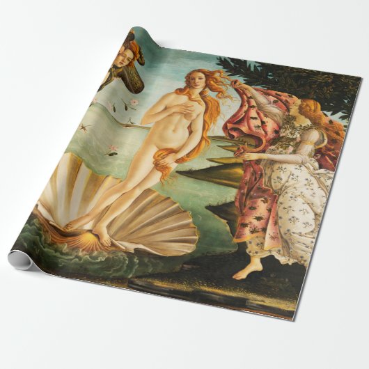 Sandro Botticelli Die Geburt der Venus Kunst Geschenkpapier (Ungerollt)