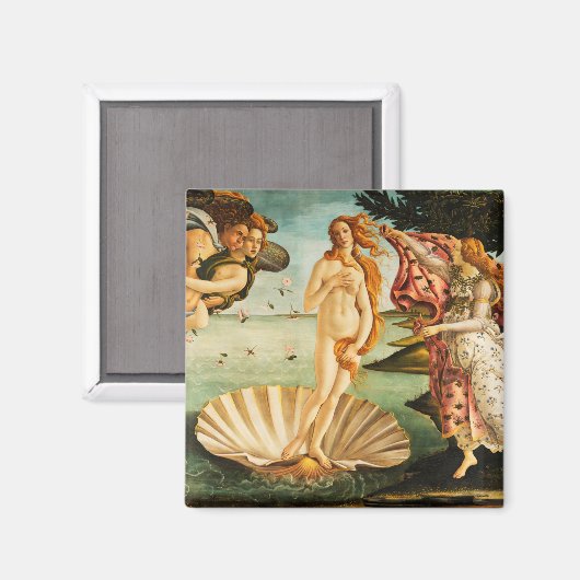 Sandro Botticelli Die Geburt der Venus Kunst Magnet (Vorderseite/Rückseite)