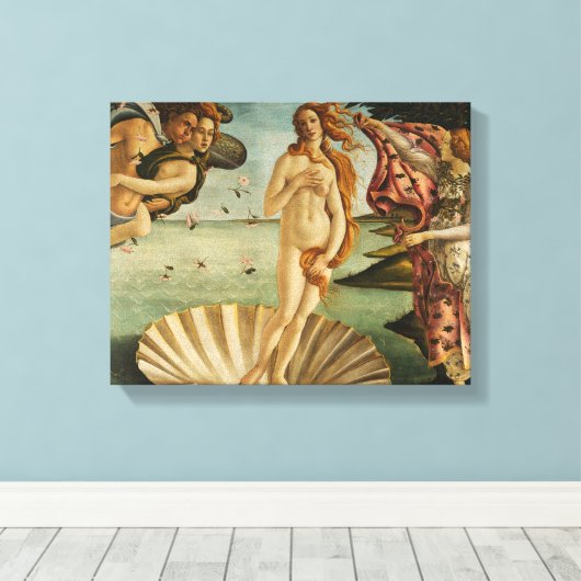 Sandro Botticelli - Die Geburt der Venus Leinwanddruck (Insitu (Holzboden))