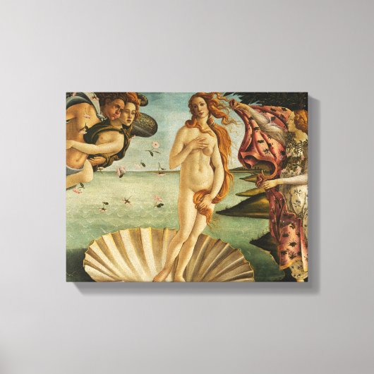 Sandro Botticelli - Die Geburt der Venus Leinwanddruck (Vorderseite)