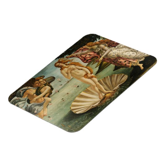 Sandro Botticelli - Die Geburt der Venus Magnet (Linke Seite)