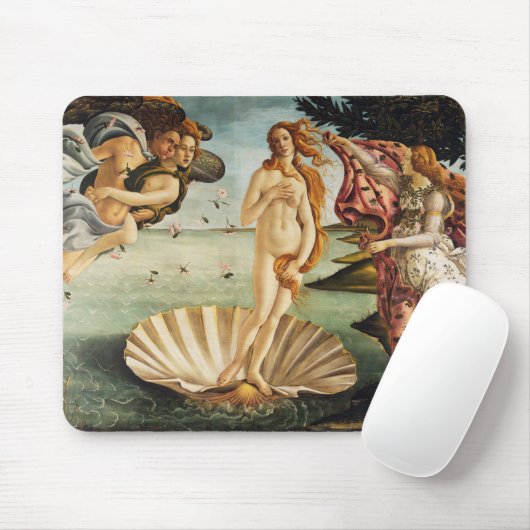 Sandro Botticelli "Die Geburt der Venus" Mousepad (Mit Mouse)