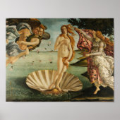 Sandro Botticelli - Die Geburt der Venus Poster (Vorne)