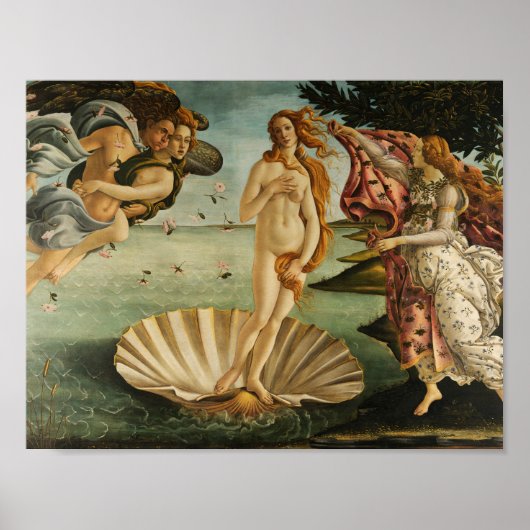 Sandro Botticelli - Die Geburt der Venus Poster (Vorne)