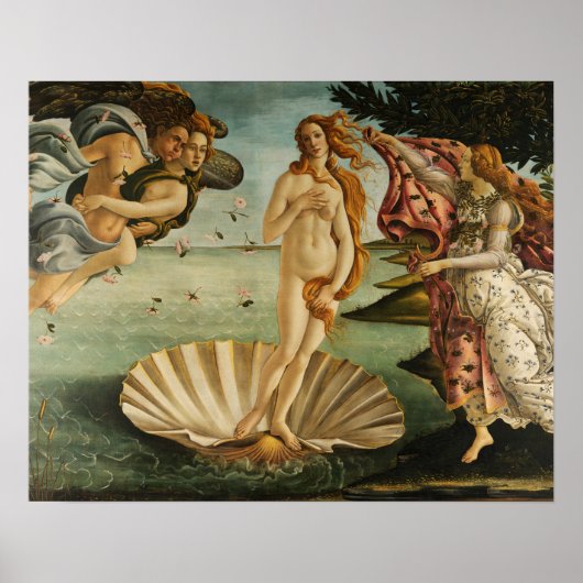 Sandro Botticelli - Die Geburt der Venus Poster (Vorne)