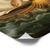 Sandro Botticelli - Die Geburt der Venus Poster (Ecke)