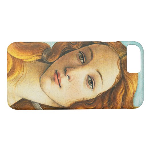Sandro Botticelli Die Geburt des Venus-Gesichtsdet Case-Mate iPhone Hülle (Rückseite (Horizontal))