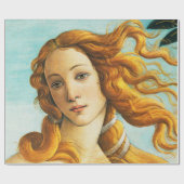 Sandro Botticelli Die Geburt des Venus-Gesichtsdet Geschenkpapier (Flach)