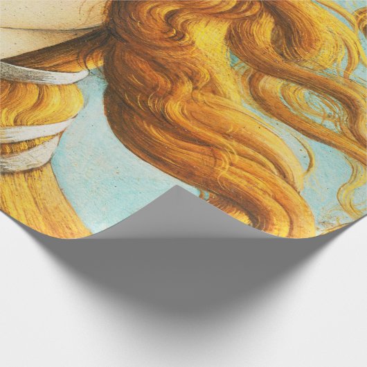 Sandro Botticelli Die Geburt des Venus-Gesichtsdet Geschenkpapier (Ecke)