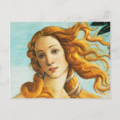 Sandro Botticelli Die Geburt des Venus-Gesichtsdet Postkarte (Vorderseite)