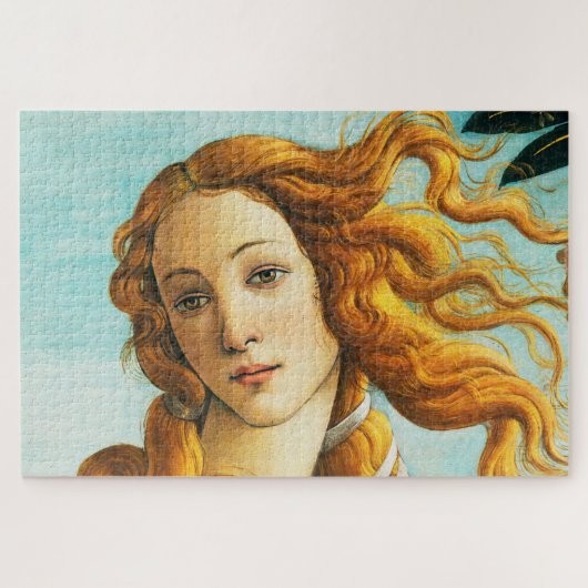 Sandro Botticelli Die Geburt des Venus-Gesichtsdet Puzzle (Horizontal)