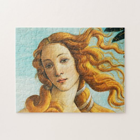 Sandro Botticelli Die Geburt des Venus-Gesichtsdet Puzzle (Horizontal)