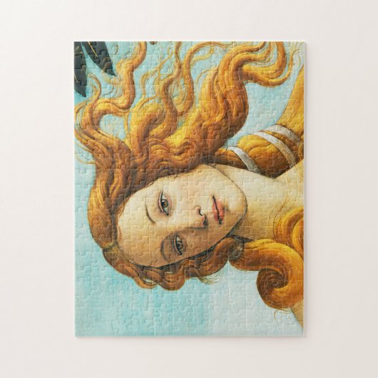Sandro Botticelli Die Geburt des Venus-Gesichtsdet Puzzle (Vertikal)