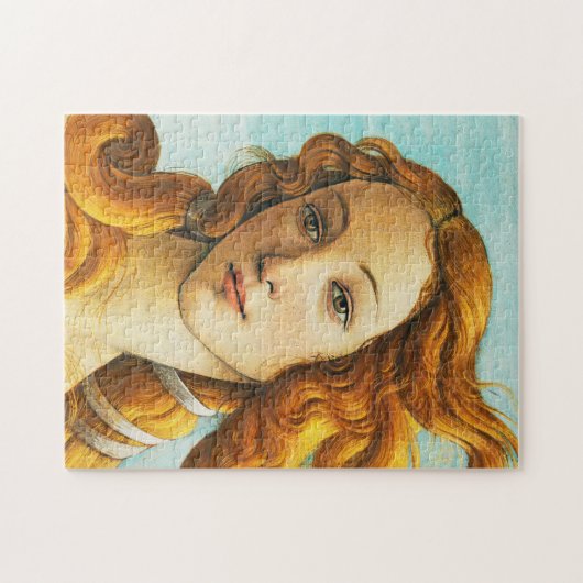 Sandro Botticelli Die Geburt des Venus-Gesichtsdet Puzzle (Horizontal)