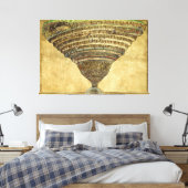 Sandro Botticelli Die Karte der Hölle Dante Das Gö Leinwanddruck (Insitu (Schlafzimmer))